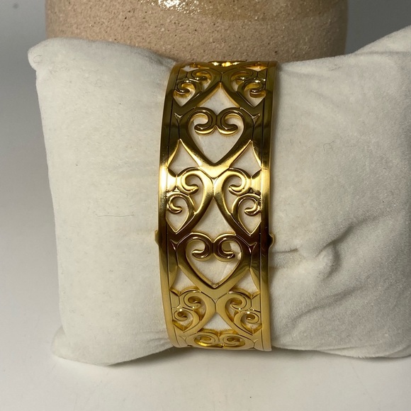 REDUCED Brighton Christo Madrid Narrow Gold Cuff Bracelet NWT - Picture 2 of 6